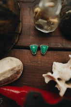 Load image into Gallery viewer, Chrysoprase Studs
