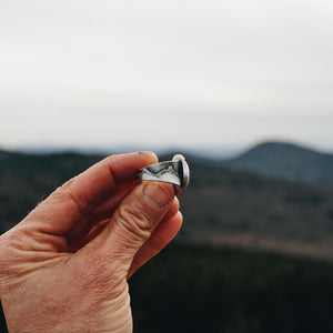 Moon Peak Mountain Ring size 5.75