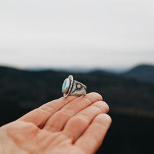 Load image into Gallery viewer, Moonrise Over Peaks Ring size 4.5