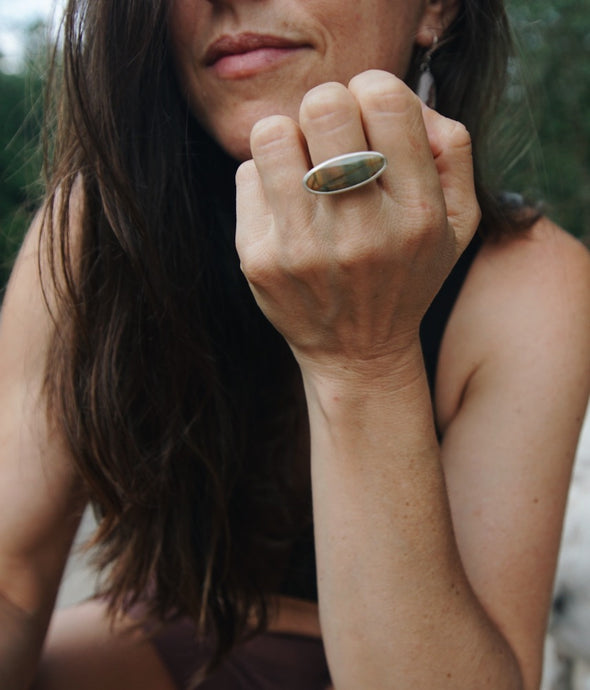 Red Creek Jasper Ring size 6