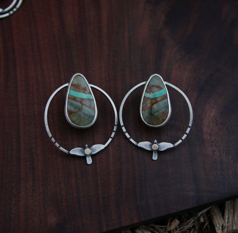 Red Tailed Canyon Earrings