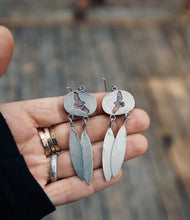 Load image into Gallery viewer, Feathers in the Forest Earrings