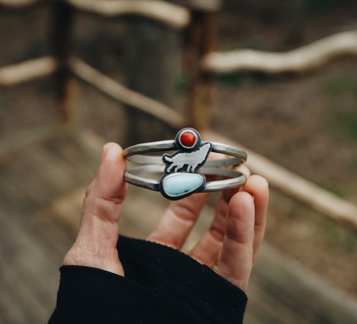 Blood Moon Howl Cuff