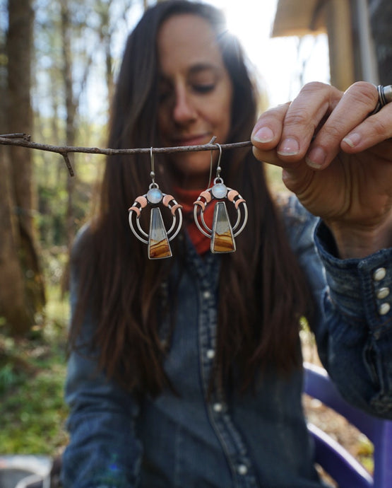 Canyon Moon Howl Earrings