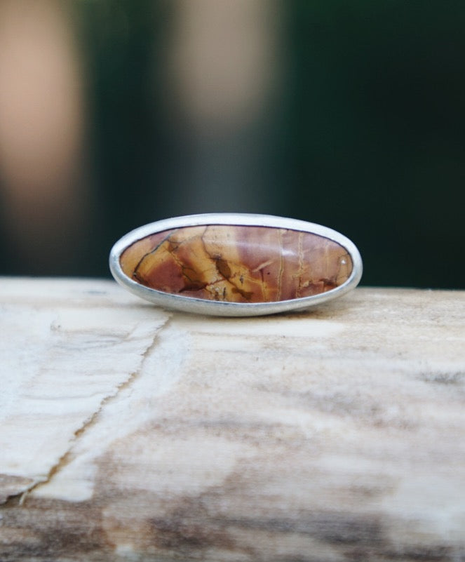 Red Creek Jasper Ring size 9