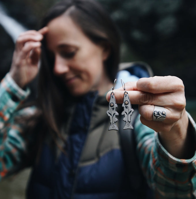 Trout Lily Earrings