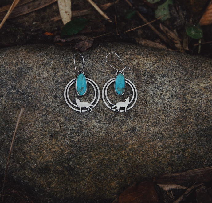 Water Wolf Earrings